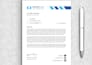 design professional invoice template, letterhead and receipt